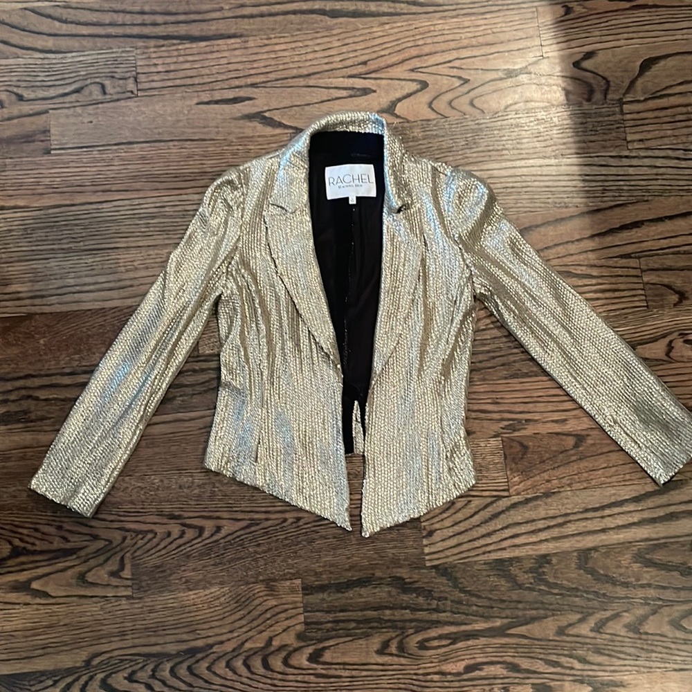 RACHEL Rachel Roy Gold Blazer
